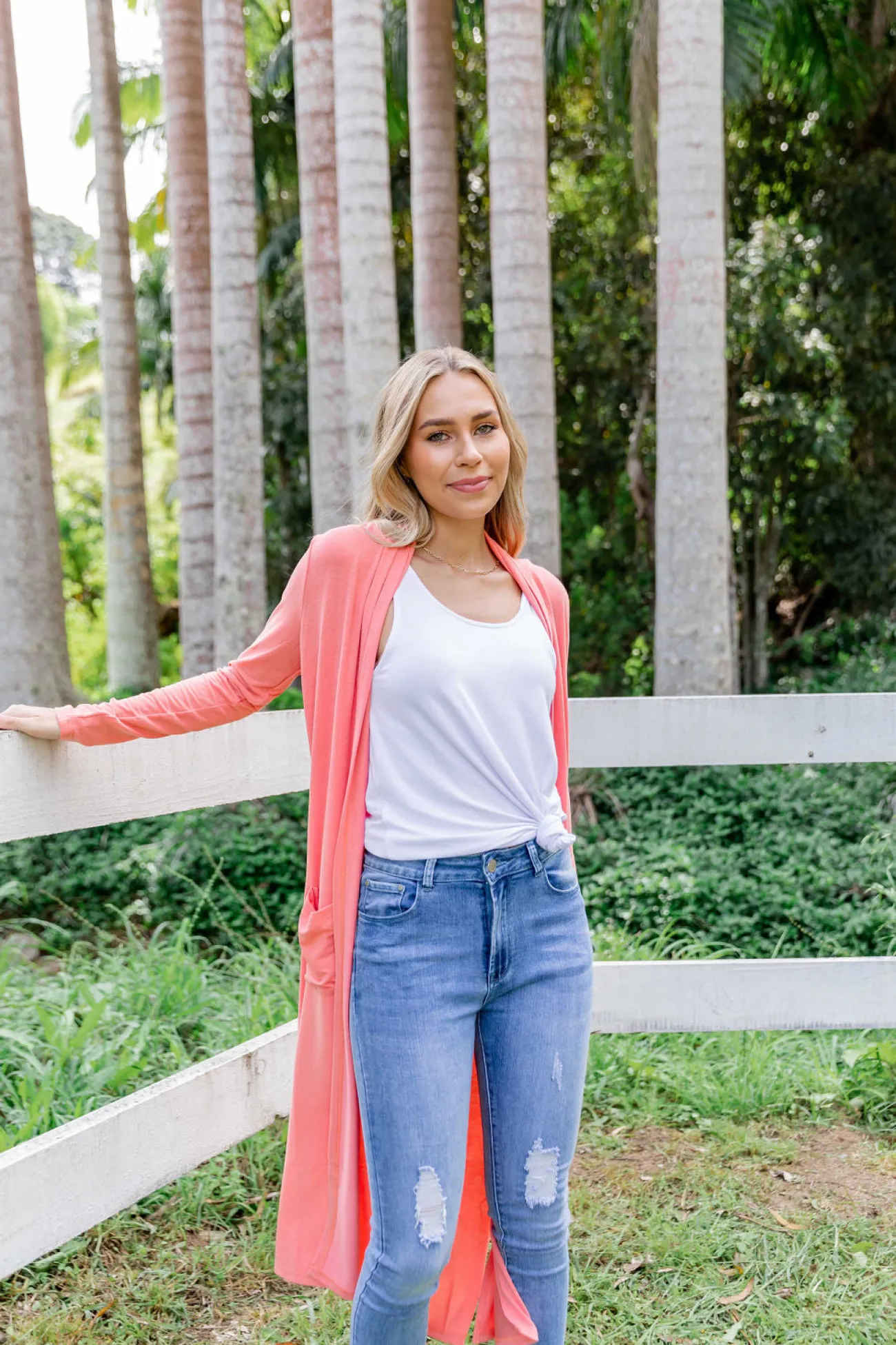Proud Poppy Clothing Jane Cardigan in Coral New