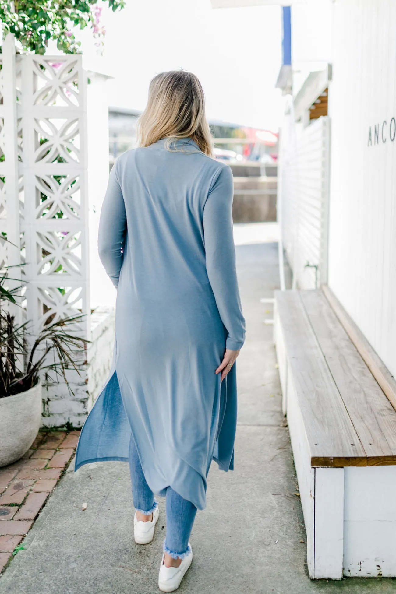 Proud Poppy Clothing Jane Cardigan in Dusty Blue DustyBlue New
