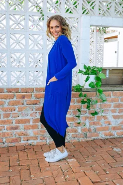 Proud Poppy Clothing Jane Cardigan in Electric Blue ElectricBlue New