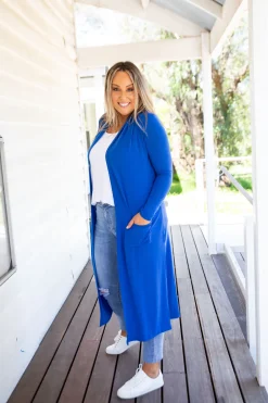 Proud Poppy Clothing Jane Cardigan in Electric Blue ElectricBlue New