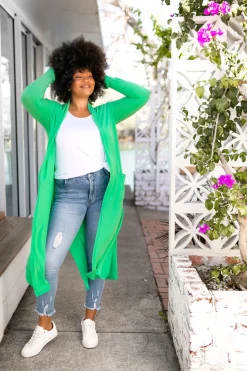 Proud Poppy Clothing Jane Cardigan in Green Online