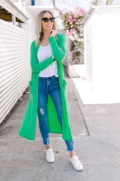 Proud Poppy Clothing Jane Cardigan in Green Online