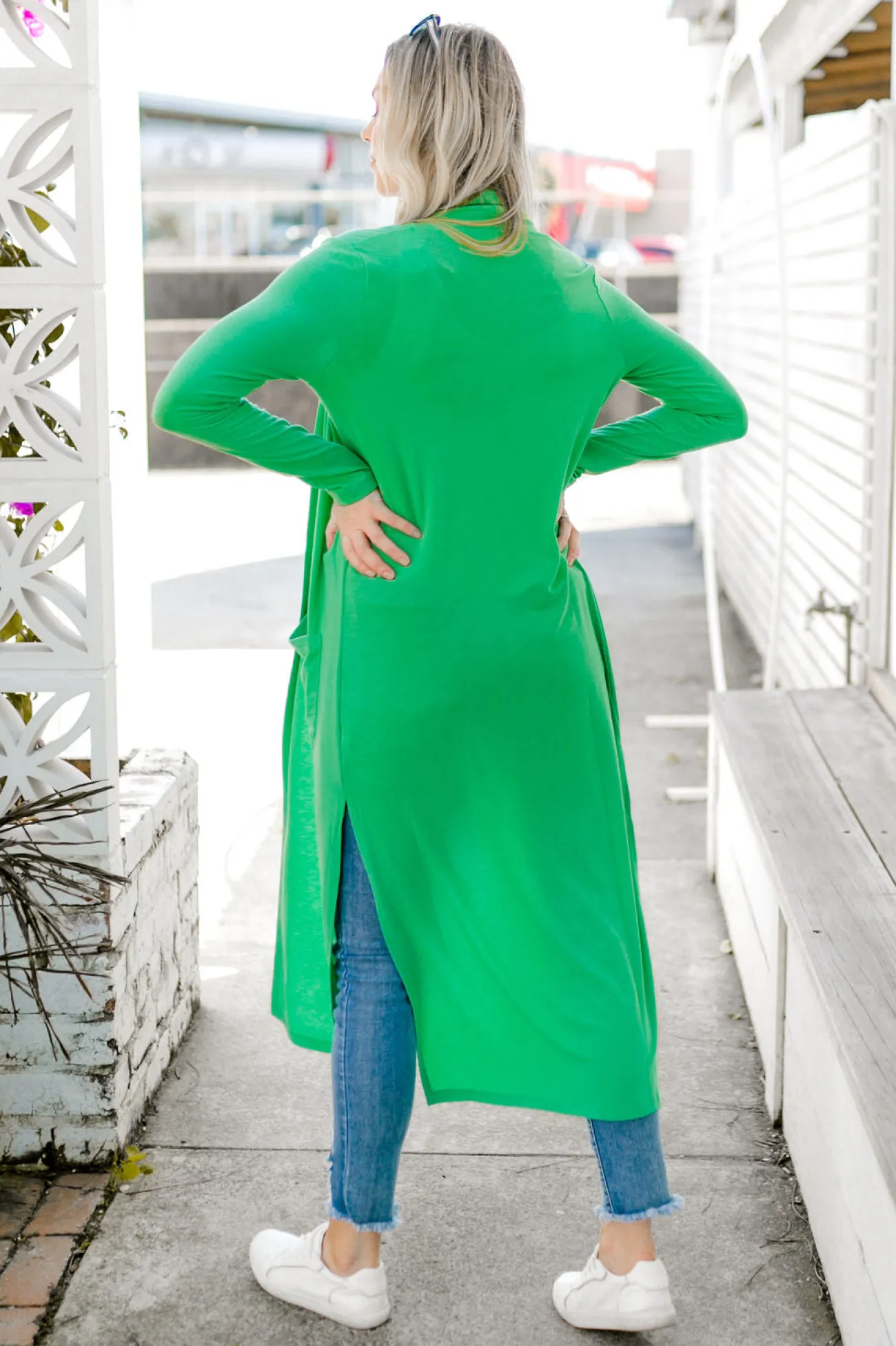 Proud Poppy Clothing Jane Cardigan in Green Online