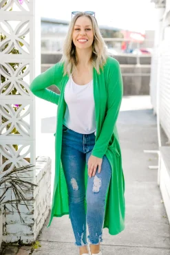 Proud Poppy Clothing Jane Cardigan in Green Online