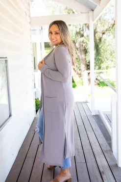 Proud Poppy Clothing Jane Cardigan in Grey Best