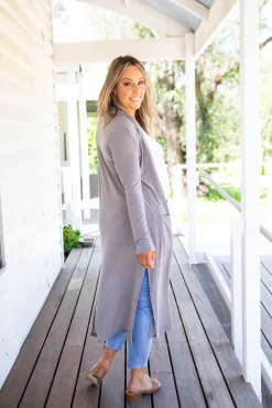 Proud Poppy Clothing Jane Cardigan in Grey Best