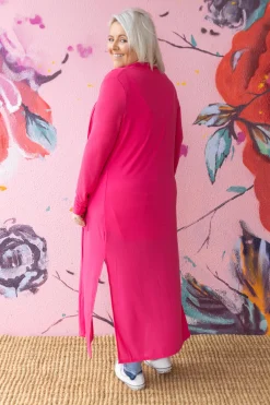 Proud Poppy Clothing Jane Cardigan in Hot Pink HotPink Fashion