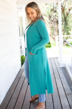 Proud Poppy Clothing Jane Cardigan in Jade Hot