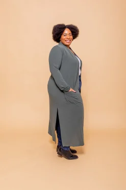 Proud Poppy Clothing Jane Cardigan in Khaki Sale