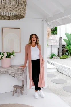 Proud Poppy Clothing Jane Cardigan in Latte Best