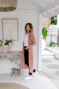 Proud Poppy Clothing Jane Cardigan in Latte Best