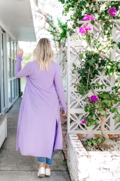 Proud Poppy Clothing Jane Cardigan in Lilac Discount