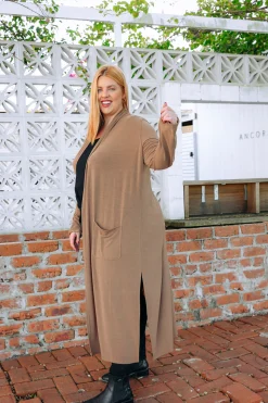 Proud Poppy Clothing Jane Cardigan in Mocha Clearance