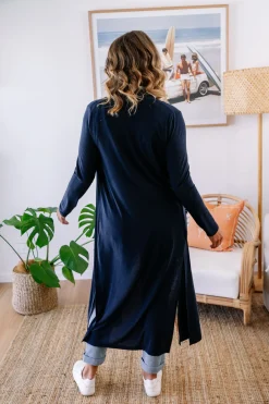 Proud Poppy Clothing Jane Cardigan in Navy Clearance