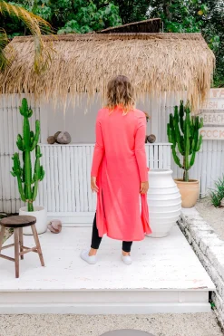 Proud Poppy Clothing Jane Cardigan in Peach Discount