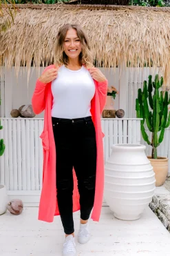Proud Poppy Clothing Jane Cardigan in Peach Discount