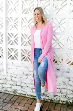 Proud Poppy Clothing Jane Cardigan in Pink Discount