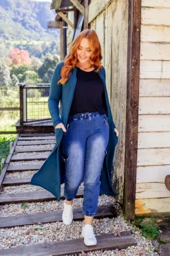 Proud Poppy Clothing Jane Cardigan in Teal Online