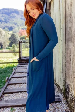 Proud Poppy Clothing Jane Cardigan in Teal Online