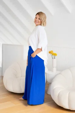 Proud Poppy Clothing Larsa Pants in Cobalt Fashion