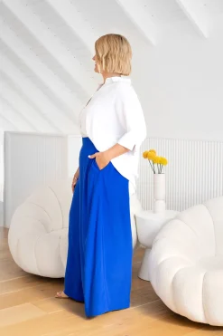 Proud Poppy Clothing Larsa Pants in Cobalt Fashion