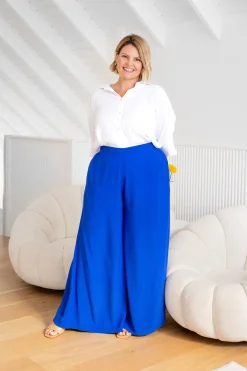 Proud Poppy Clothing Larsa Pants in Cobalt Fashion
