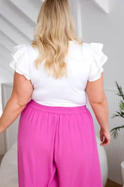 Proud Poppy Clothing Larsa Pants in Fuchsia Pink FuchsiaPink Outlet