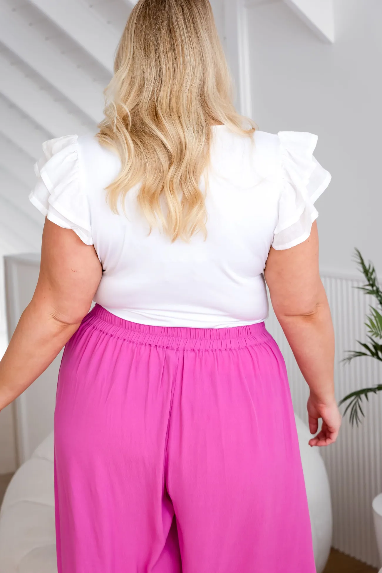 Proud Poppy Clothing Larsa Pants in Fuchsia Pink FuchsiaPink Outlet