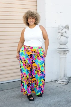 Proud Poppy Clothing Larsa Pants in Messy Mind by Kasey Rainbow Discount