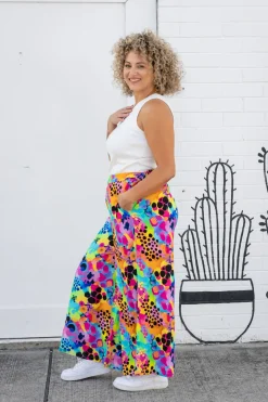 Proud Poppy Clothing Larsa Pants in Messy Mind by Kasey Rainbow Discount