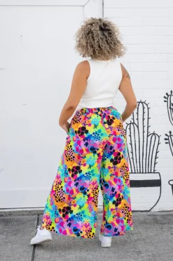 Proud Poppy Clothing Larsa Pants in Messy Mind by Kasey Rainbow Discount
