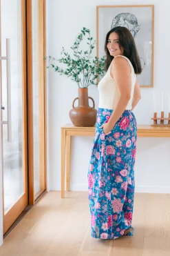 Proud Poppy Clothing Larsa Pants in Paisley Floral PaisleyFloral Hot