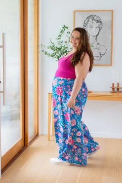 Proud Poppy Clothing Larsa Pants in Paisley Floral PaisleyFloral Hot