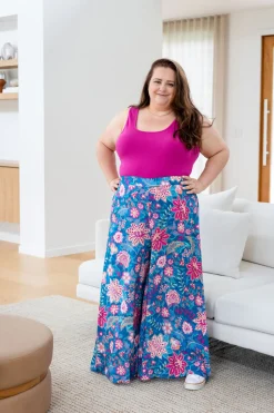 Proud Poppy Clothing Larsa Pants in Paisley Floral PaisleyFloral Hot