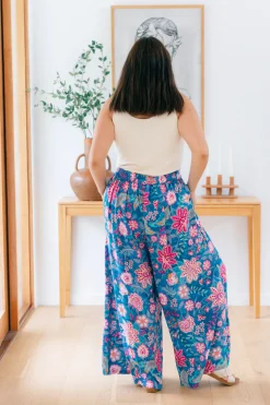 Proud Poppy Clothing Larsa Pants in Paisley Floral PaisleyFloral Hot
