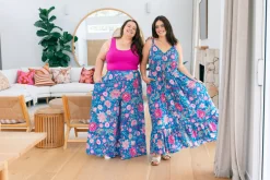Proud Poppy Clothing Larsa Pants in Paisley Floral PaisleyFloral Hot