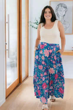 Proud Poppy Clothing Larsa Pants in Paisley Floral PaisleyFloral Hot