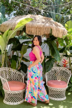 Proud Poppy Clothing Larsa Pants in Peachy Keen by Kasey Rainbow New