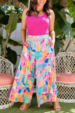Proud Poppy Clothing Larsa Pants in Peachy Keen by Kasey Rainbow New