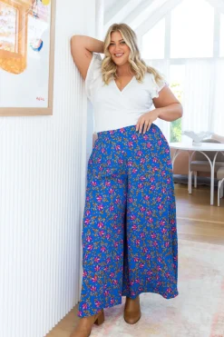 Proud Poppy Clothing Larsa Pants in Winter Blooms WinterBlooms Sale