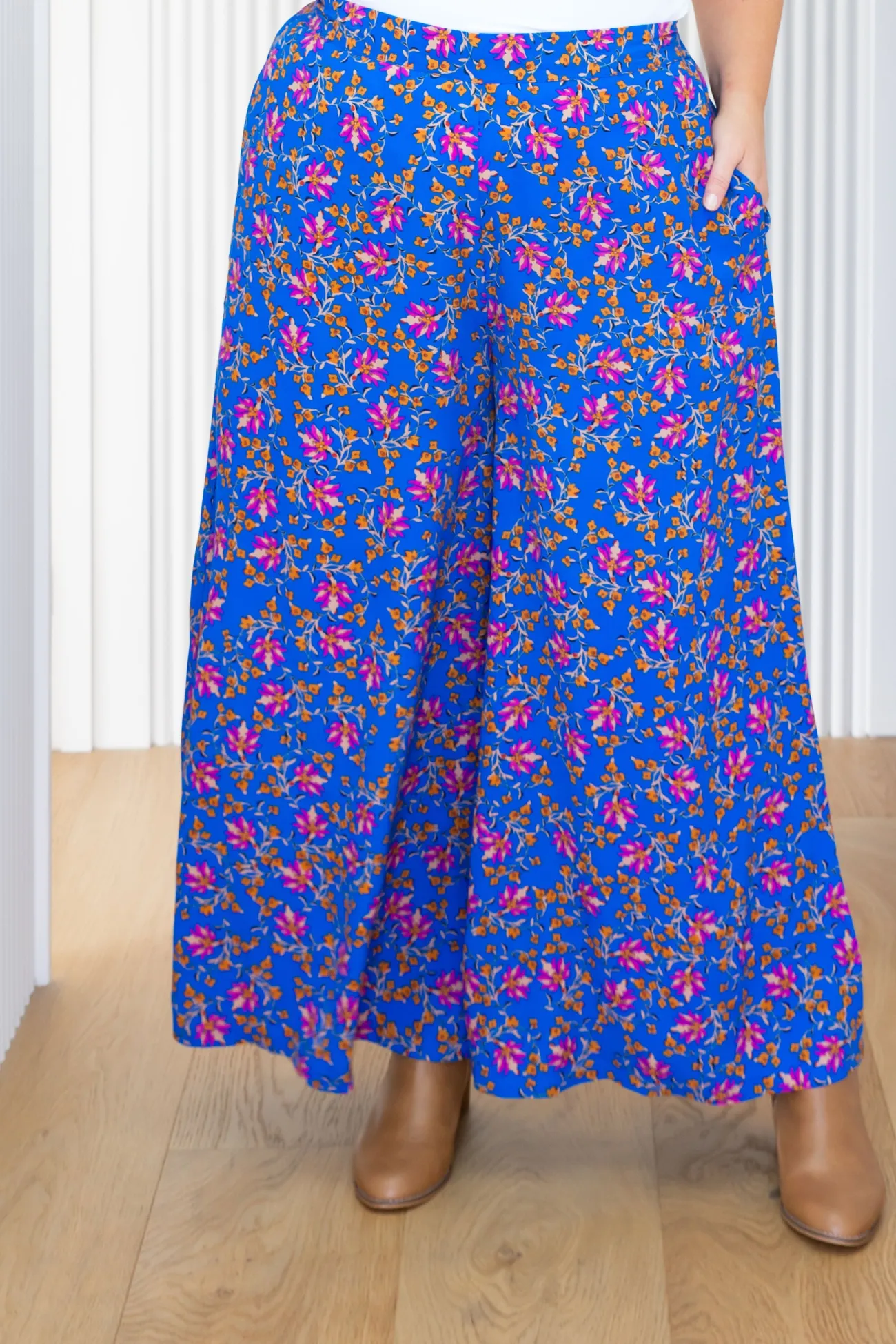 Proud Poppy Clothing Larsa Pants in Winter Blooms WinterBlooms Sale
