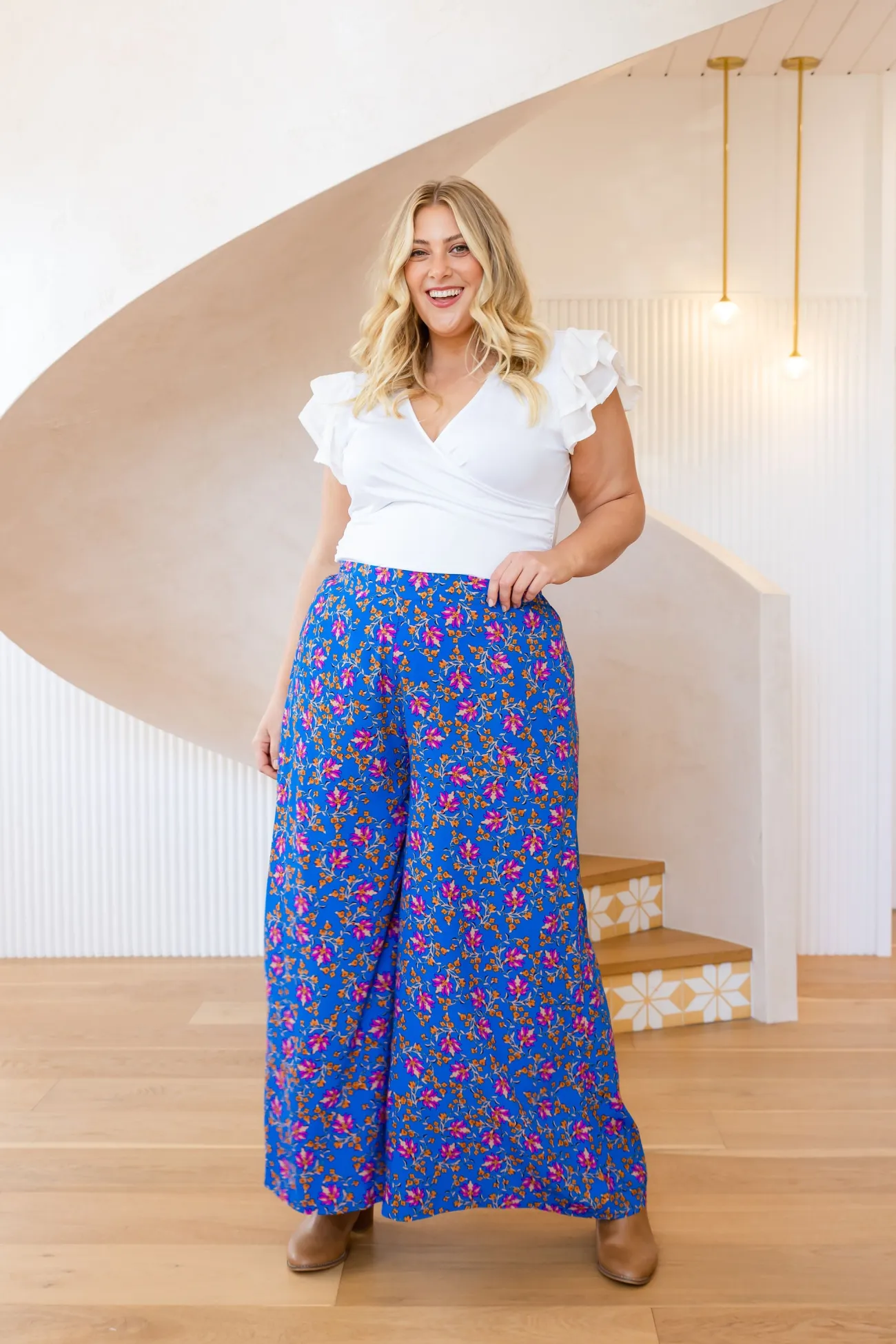 Proud Poppy Clothing Larsa Pants in Winter Blooms WinterBlooms Sale