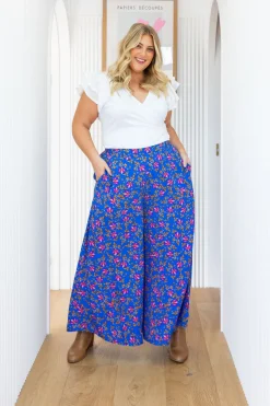 Proud Poppy Clothing Larsa Pants in Winter Blooms WinterBlooms Sale