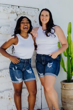 Proud Poppy Clothing Layni Denim Shorts Outlet