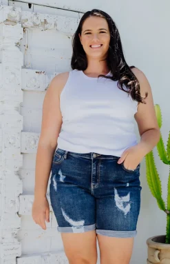 Proud Poppy Clothing Layni Denim Shorts Outlet