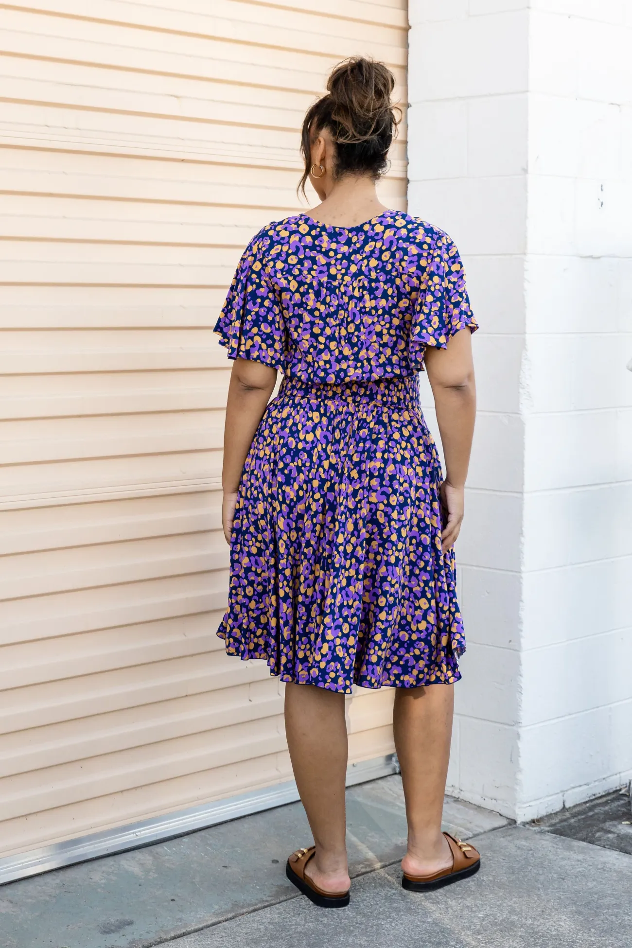 Proud Poppy Clothing Lina Dress in Purple Leopard PurpleLeopard Fashion