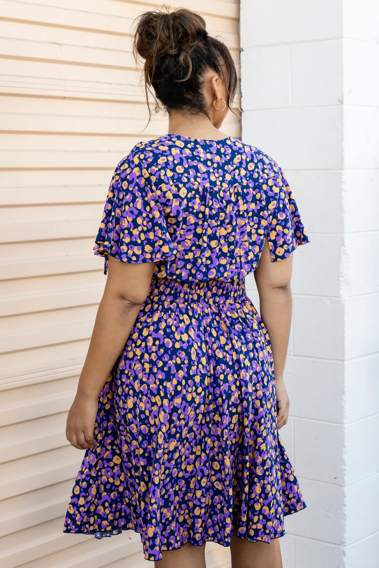 Proud Poppy Clothing Lina Dress in Purple Leopard PurpleLeopard Fashion