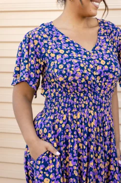 Proud Poppy Clothing Lina Dress in Purple Leopard PurpleLeopard Fashion