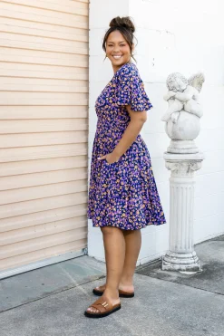 Proud Poppy Clothing Lina Dress in Purple Leopard PurpleLeopard Fashion