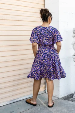 Proud Poppy Clothing Lina Dress in Purple Leopard PurpleLeopard Fashion